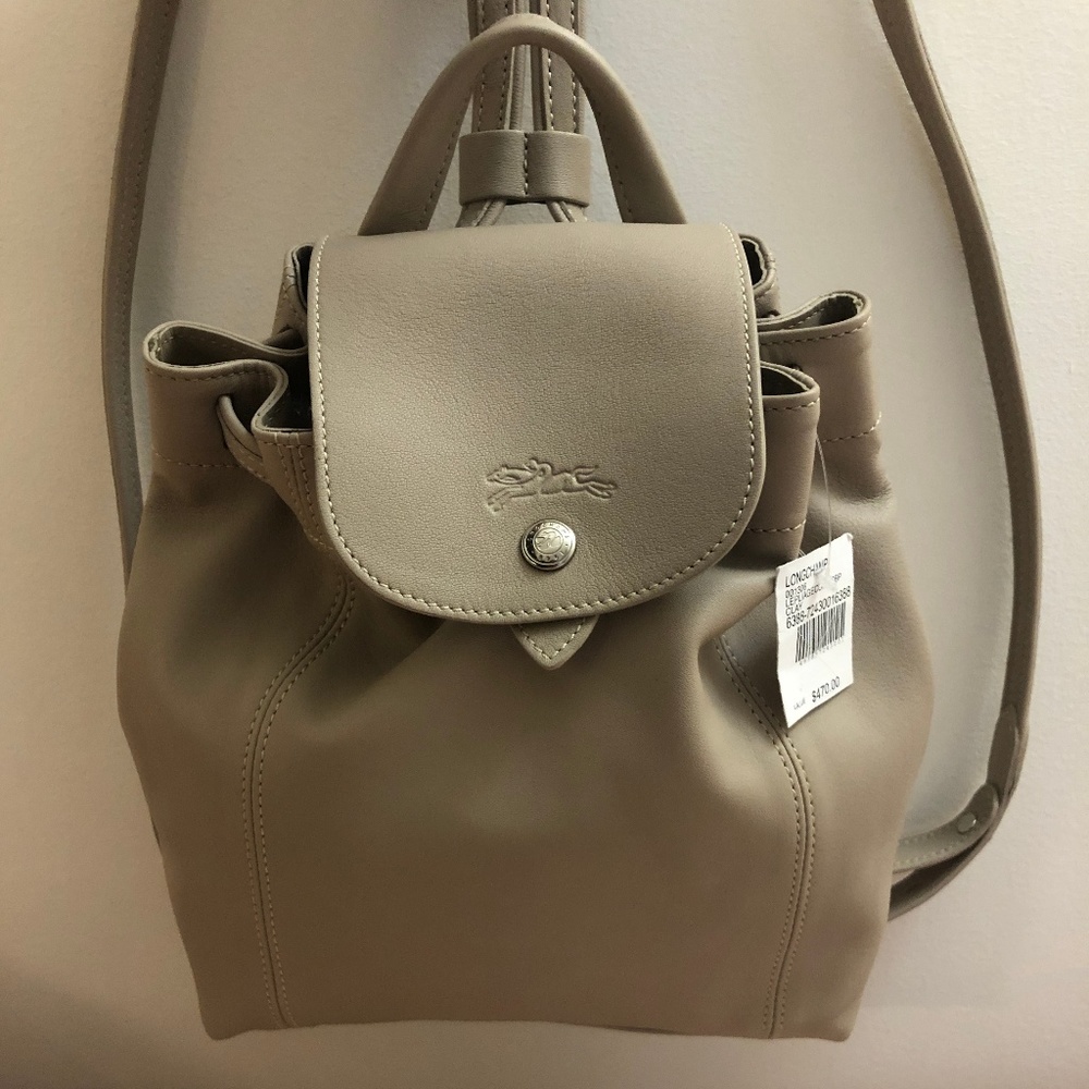 Le Pliage Cuir Backpack XS (Mini) with tags
